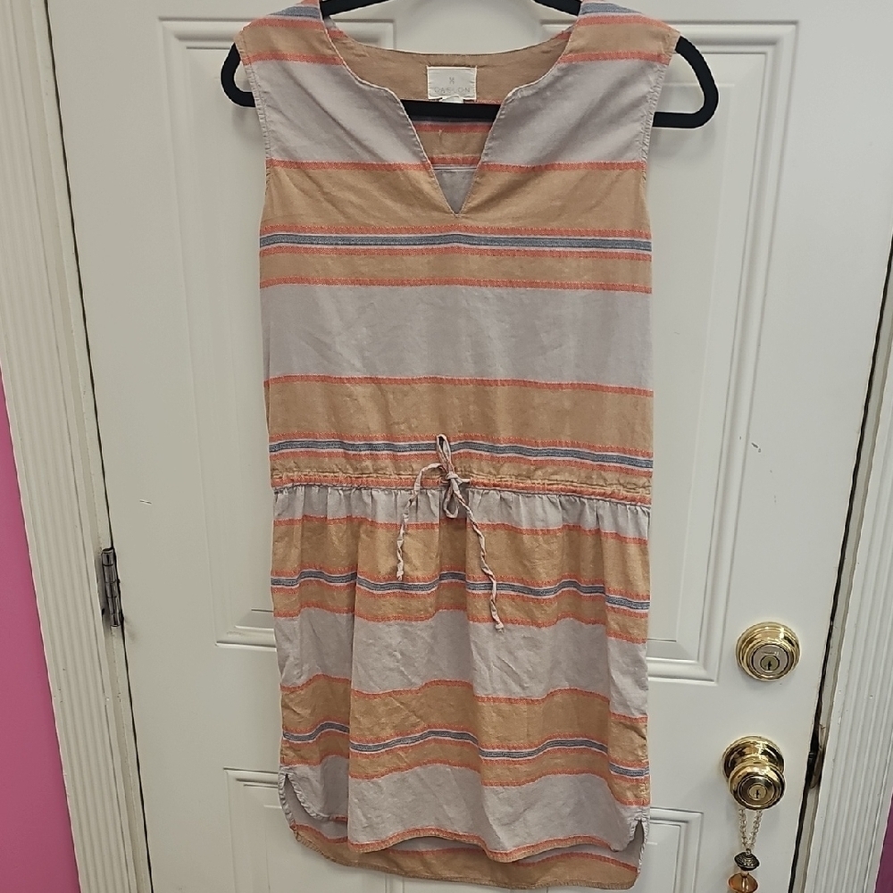 Caslon, Multicolor, Striped, Dress, Summer, Cotton, Casual, Travel, Beach